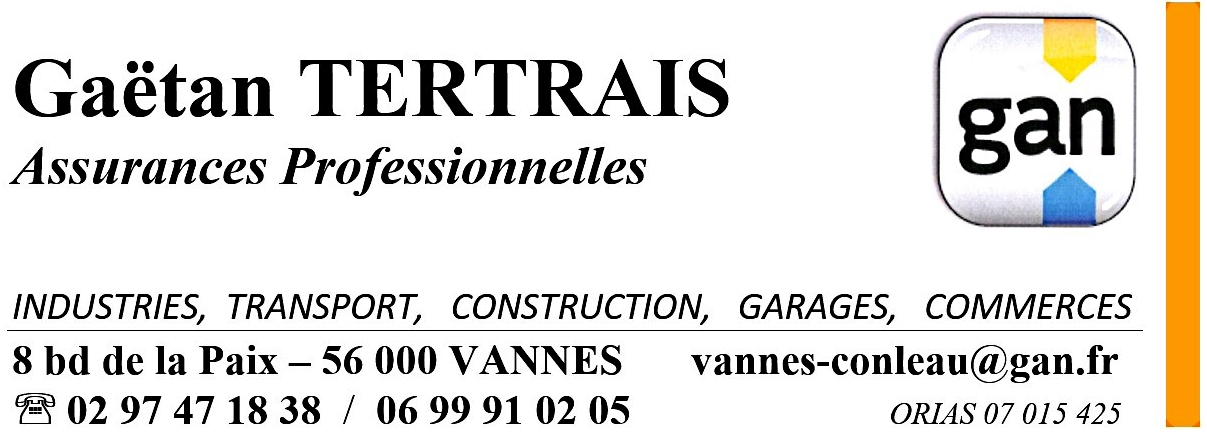 Gaëtan TERTRAIS Agent Général Assurances GAN Vannes 56